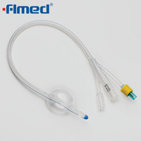 Catéter de silicona de 3 vías Silicone Foley